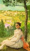 Frederic Bazille View of the Village china oil painting artist